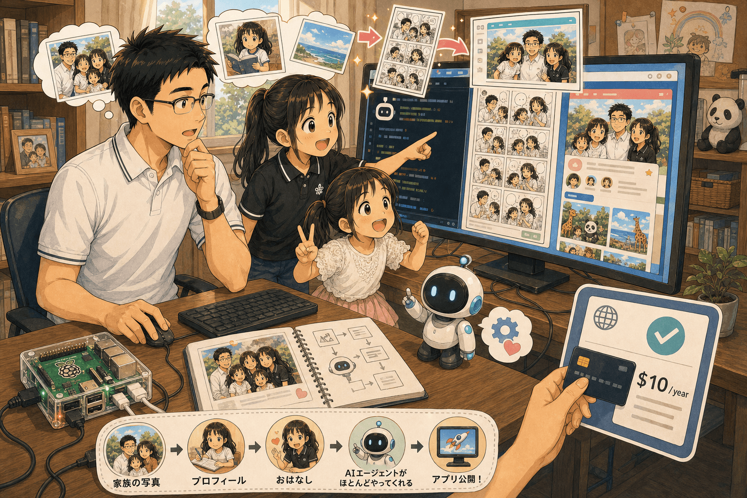 ラズパイCodexで漫画アプリを作った日の表紙