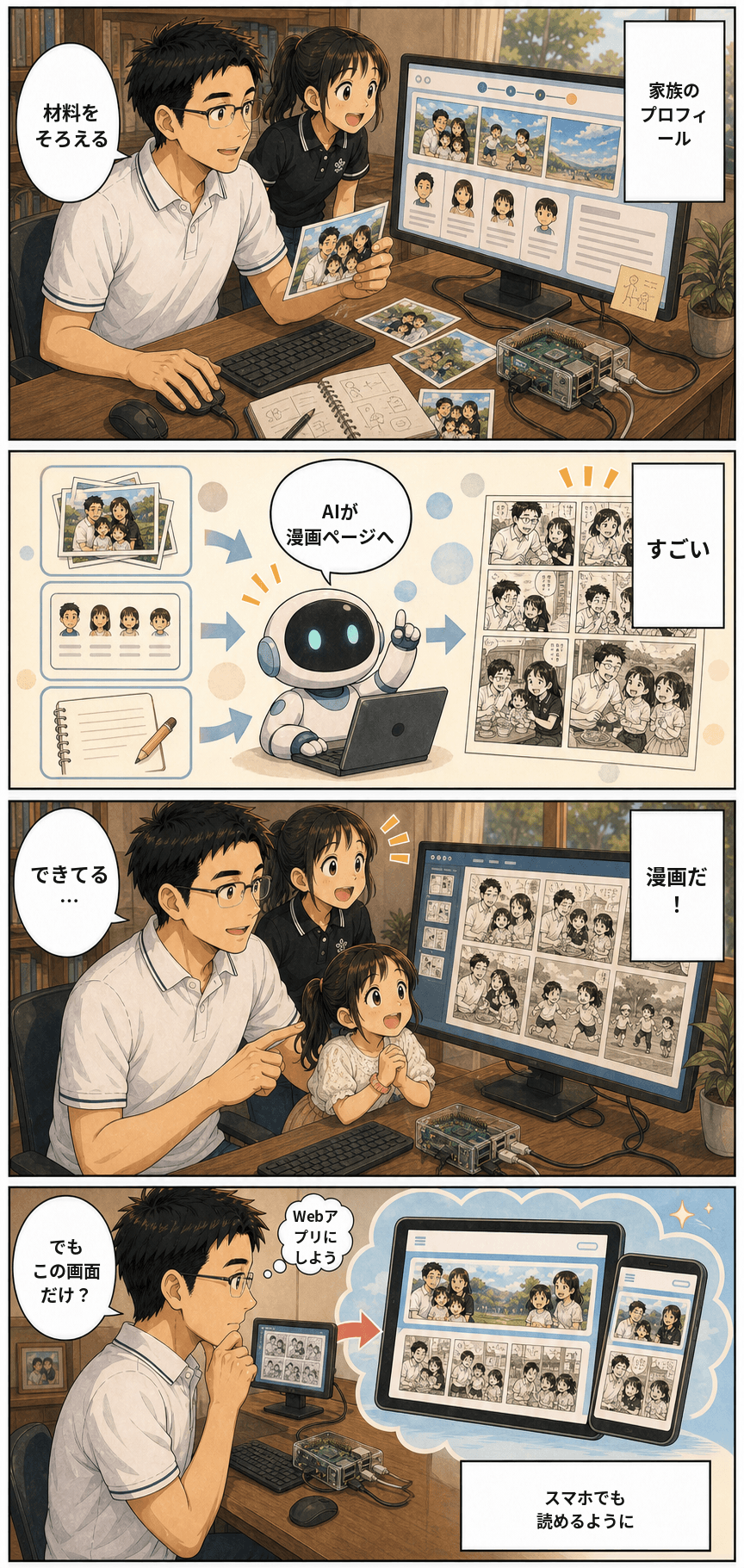 ラズパイCodexで漫画アプリを作った日 2ページ目