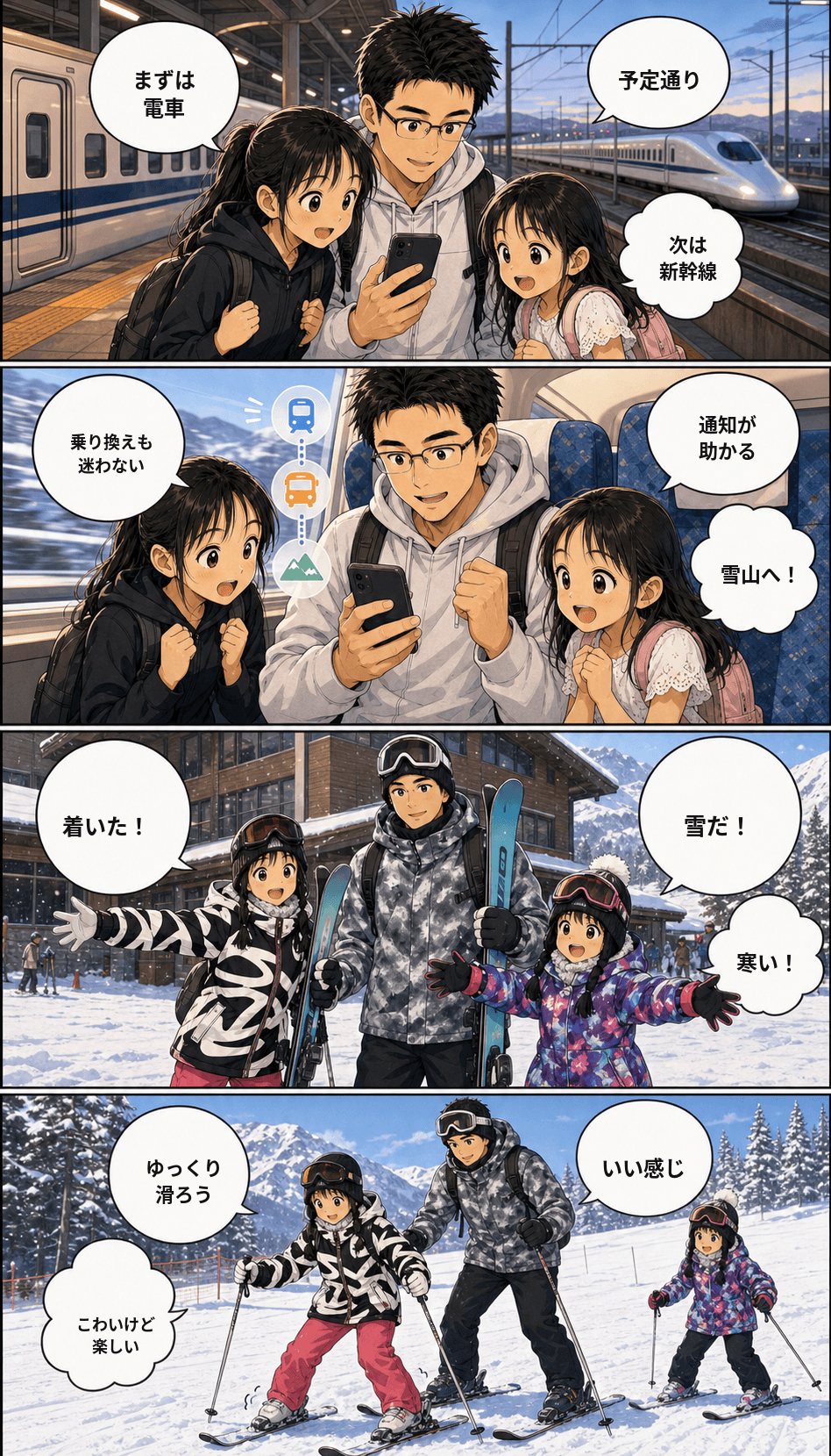 Claudeアプリと、新潟スキー日帰り計画 2ページ目