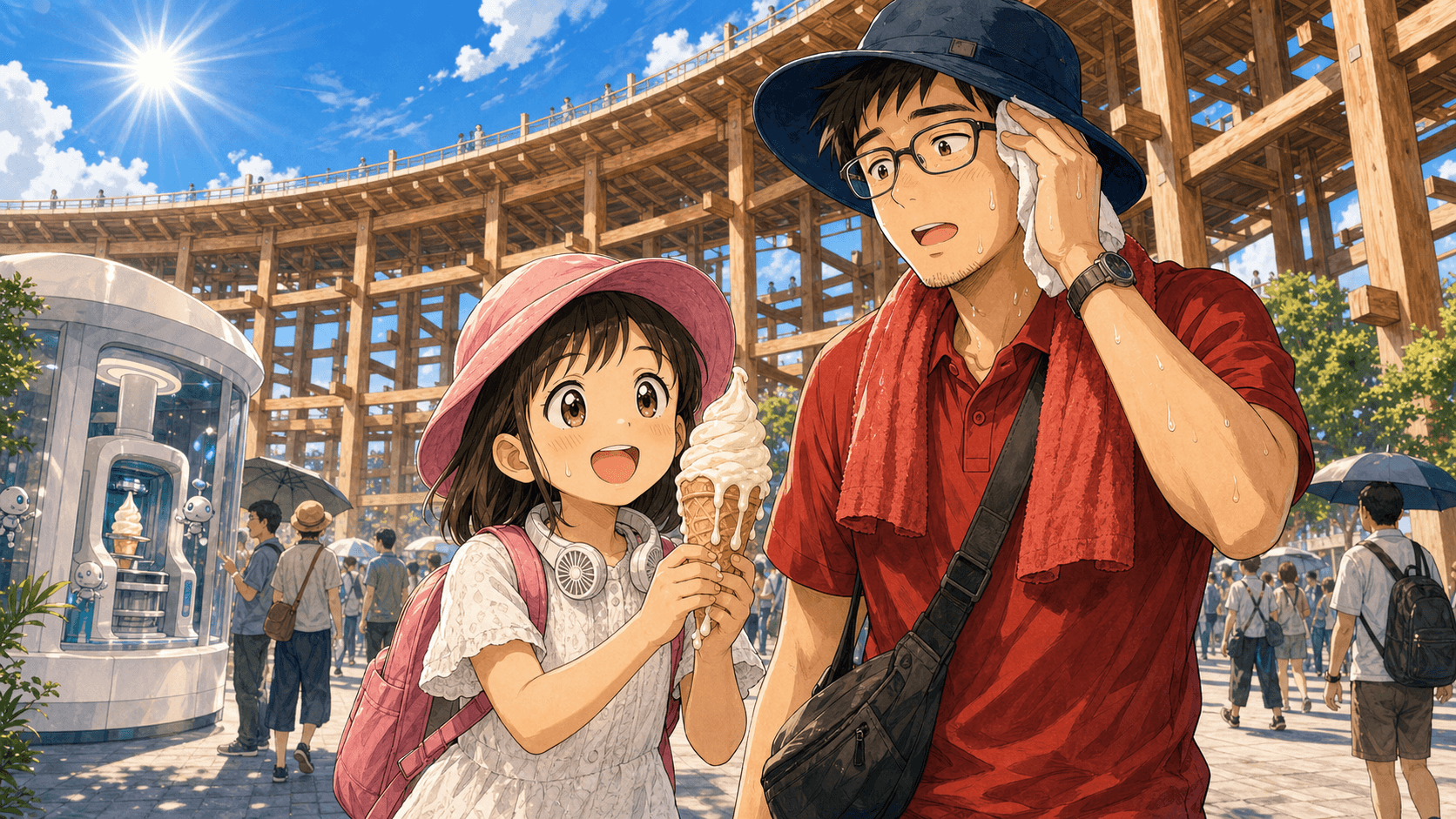 暑いぞ万博の表紙