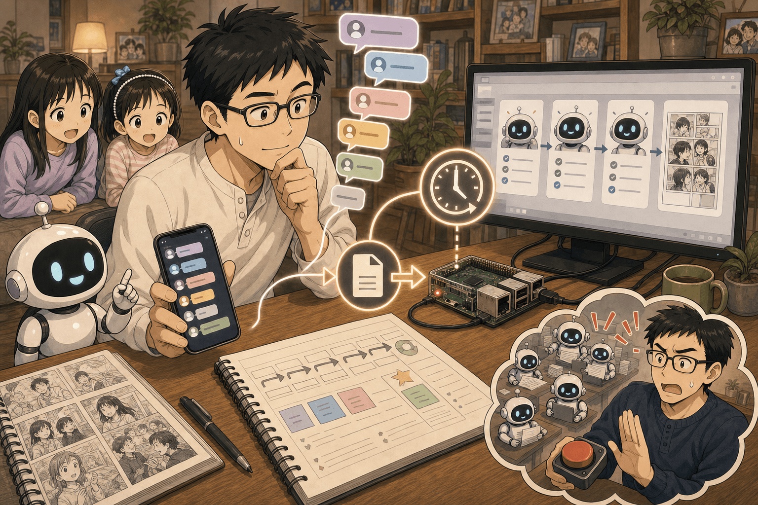 Discordにネタを投げる漫画制作の表紙