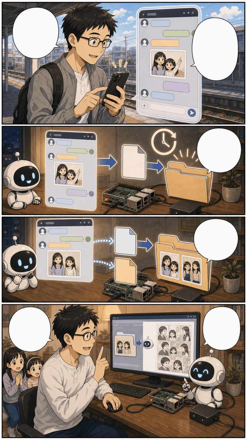 Discordにネタを投げる漫画制作 3ページ目