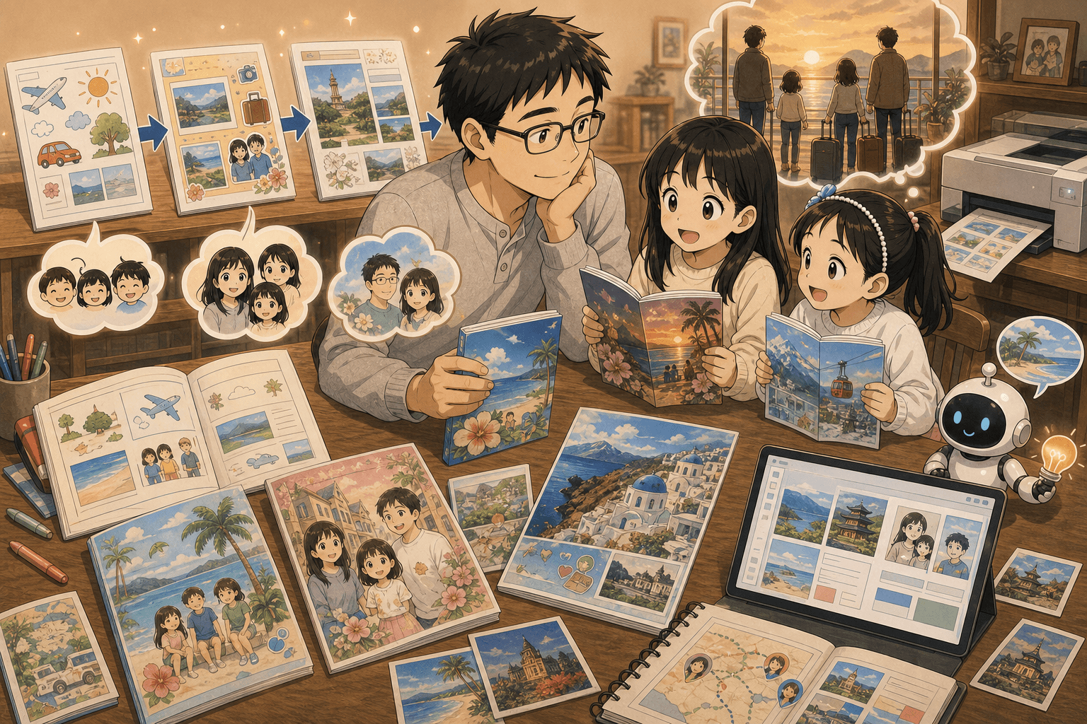旅のしおり、AIで進化するの表紙