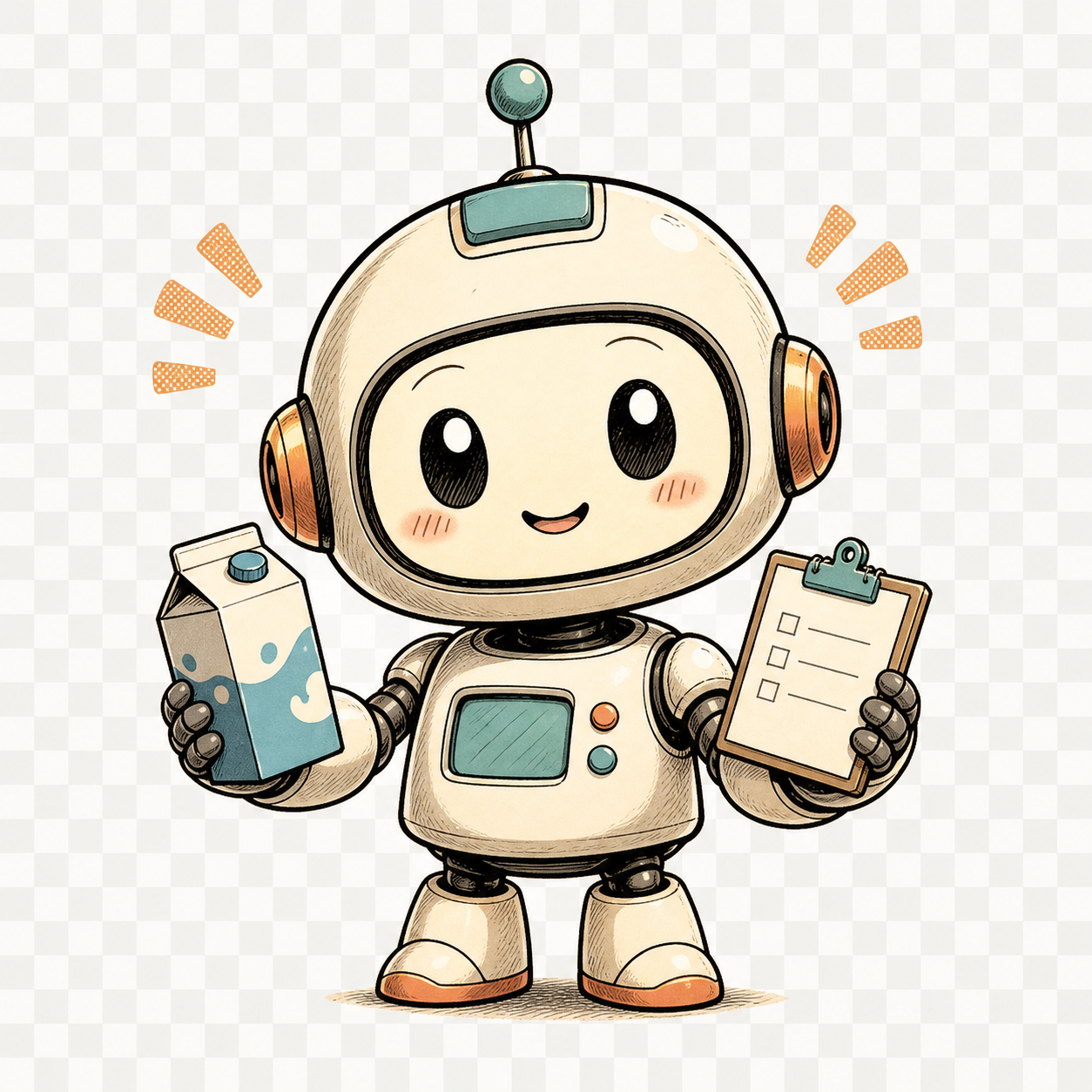 AIエージェント実験室のイラスト
