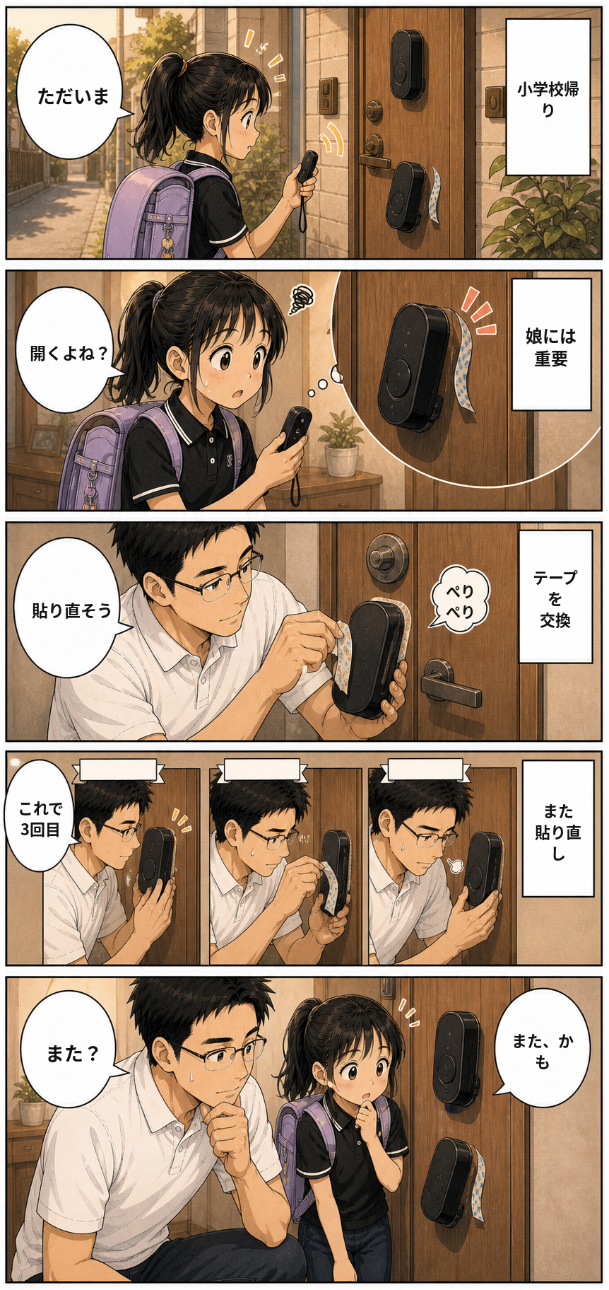 スマートロックと、剥がれかけの下の鍵 3ページ目