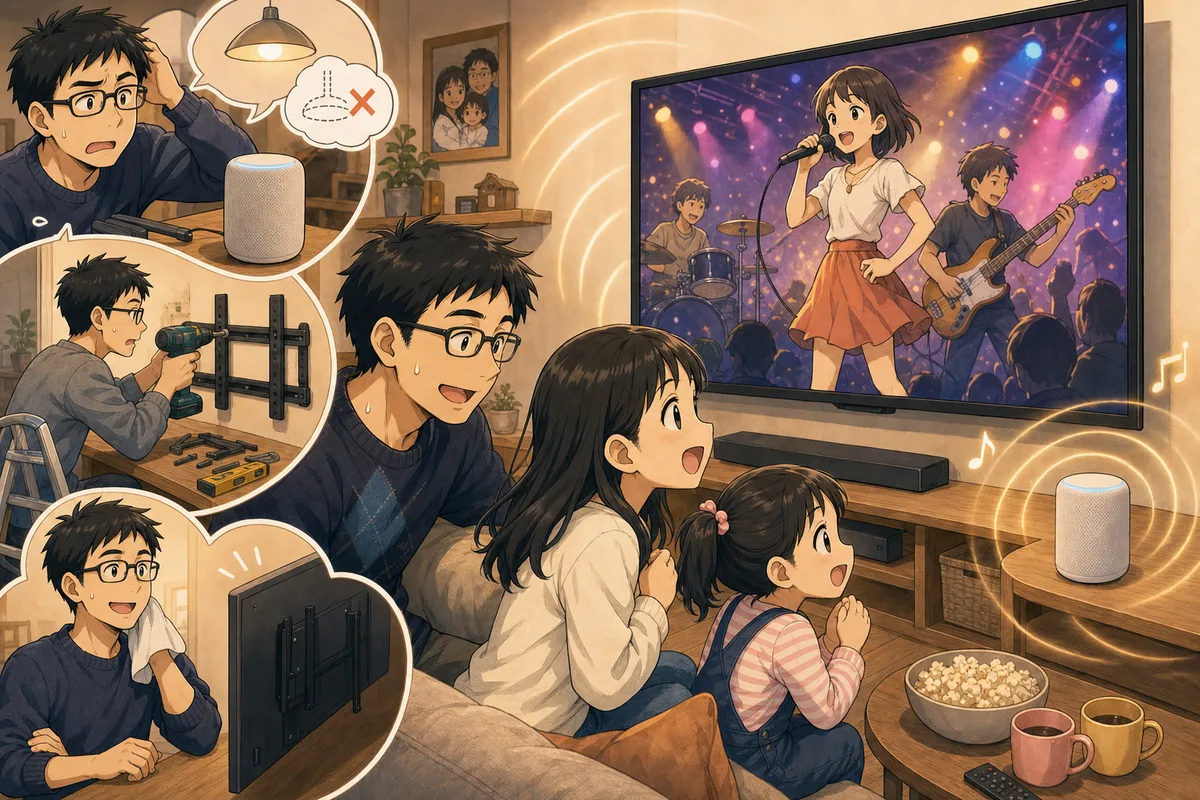 HomePod、置物からテレビ音響への表紙