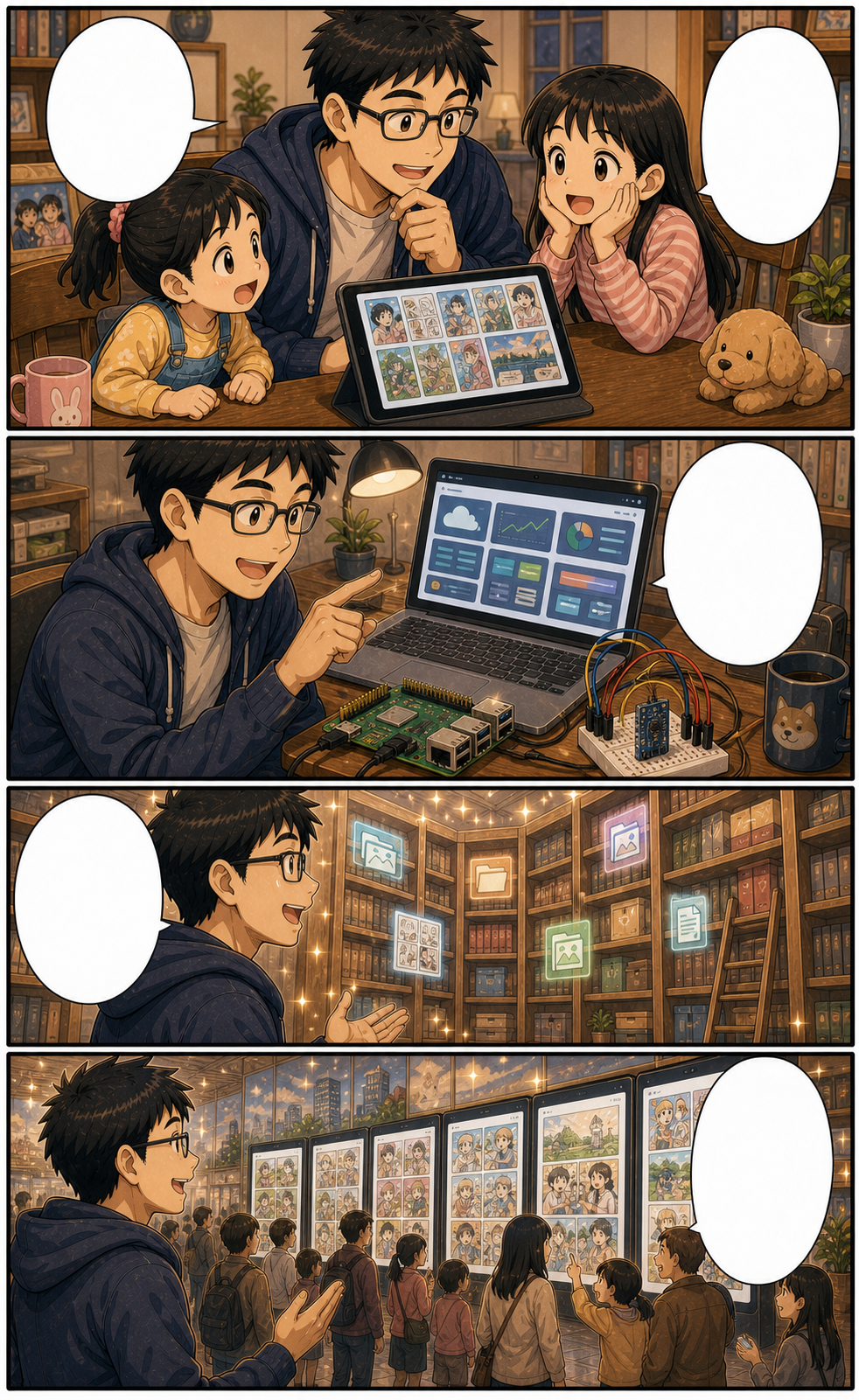 無料サービスで漫画サイトはできている 1ページ目