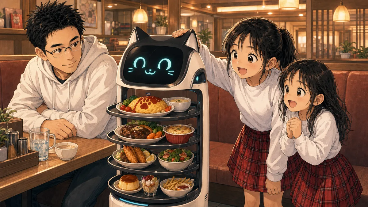 猫ちゃんロボットが来る店の表紙