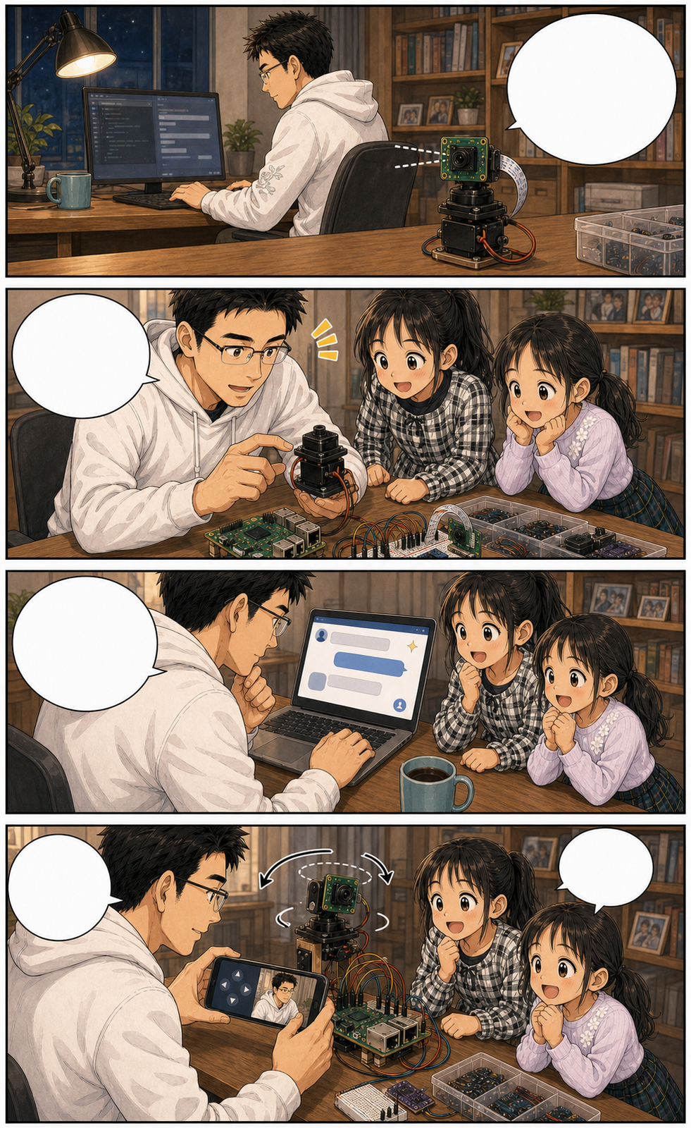部屋しか見ない監視カメラ 1ページ目