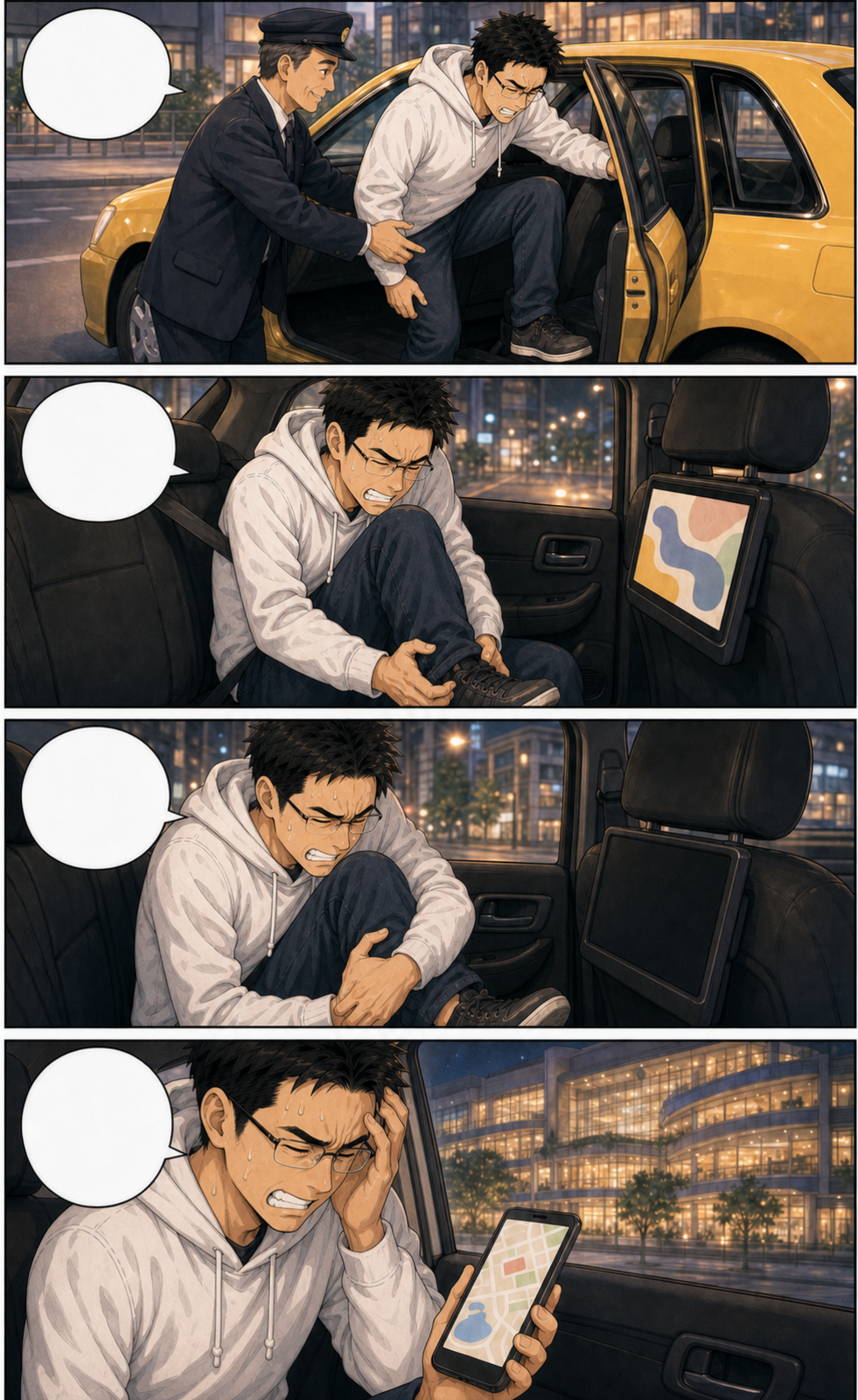 最後の一回で、足を痛めた 3ページ目
