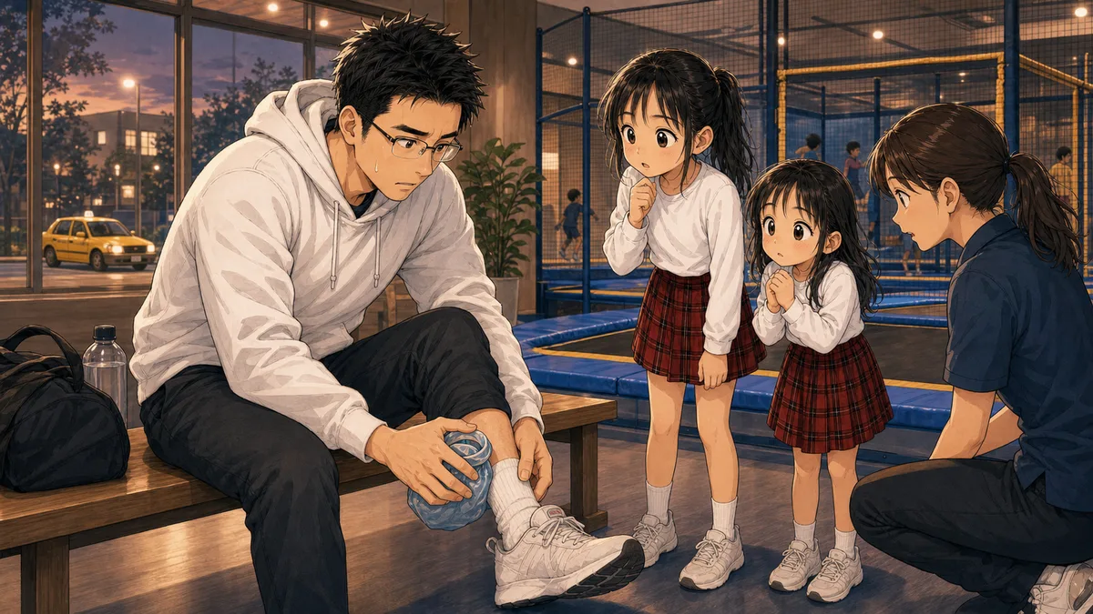 最後の一回で、足を痛めたの表紙