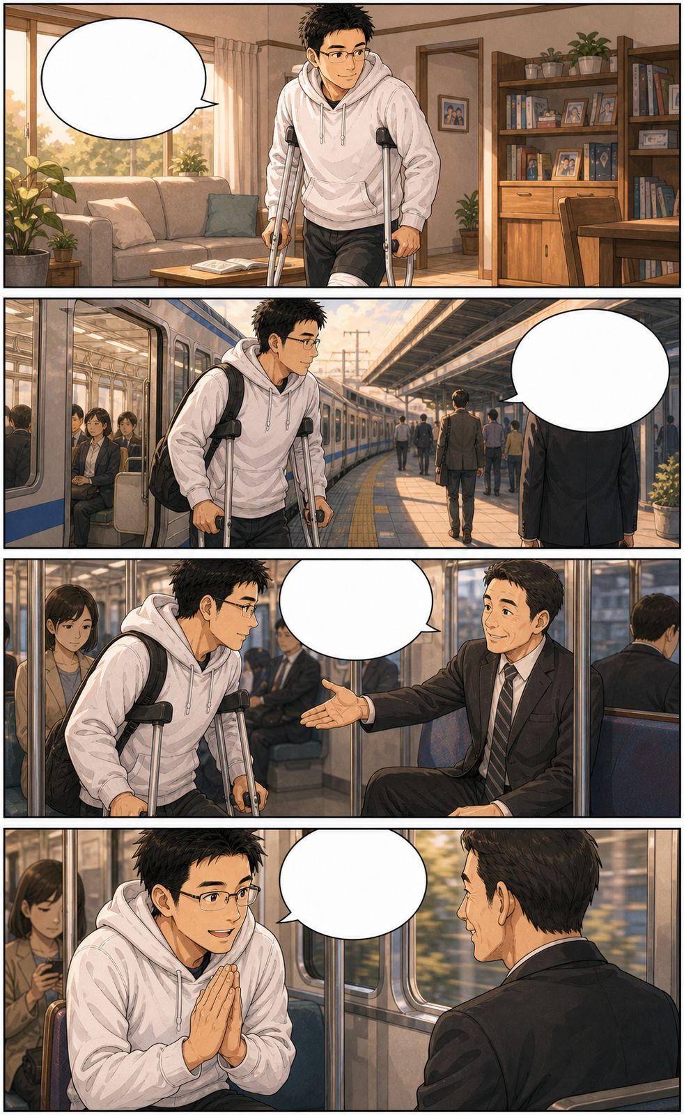 松葉杖の生活で、家族に運んでもらうもの 2ページ目